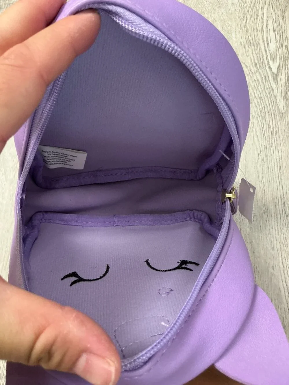 Bath & Body Works Purple Unicorn Mini Cosmetic Bag Makeup Case NWT